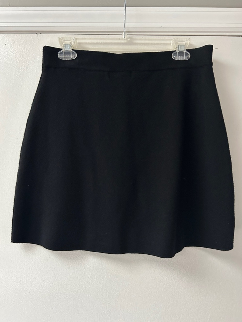 Rachel Zoe Black Knit Mini Skort